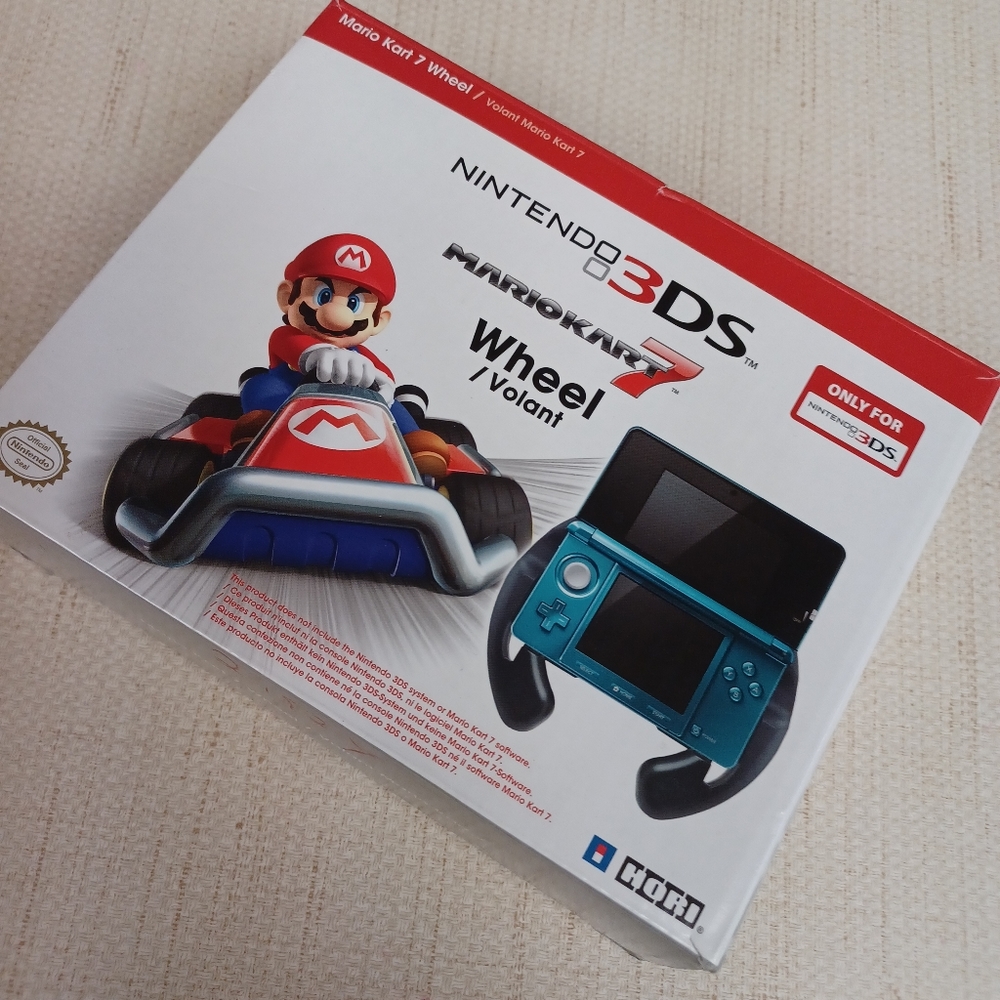 Nintendo 3Ds MarioKart7 Wheel Video Game Handheled Accessory